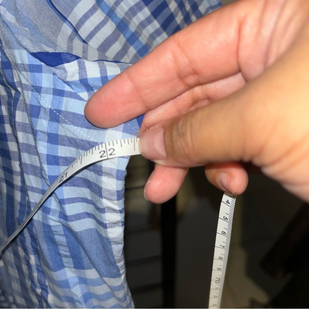 Polo by Ralph Lauren Blue and White Short Sleeve Button Down Shirt NWT - Picture 5 of 7